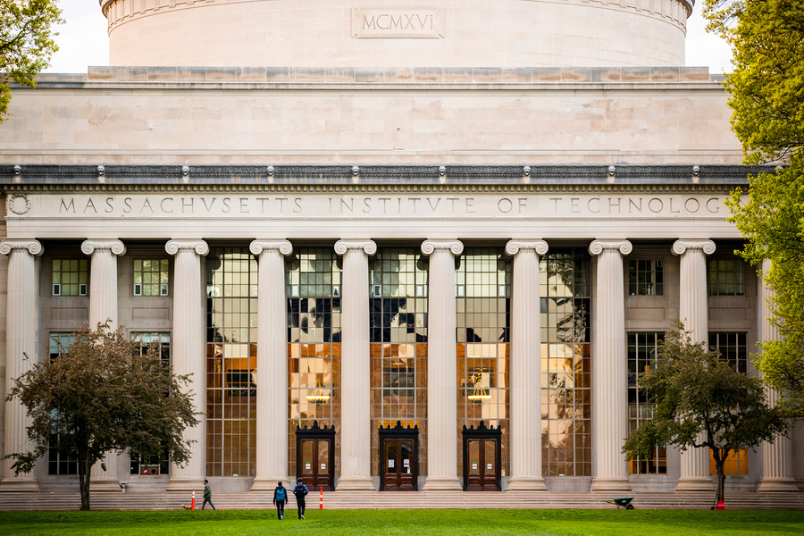 a photo of MIT's Killian Court