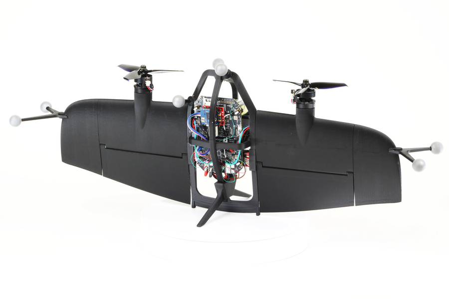 A new fixed-wing style tailsitter aircraft drone