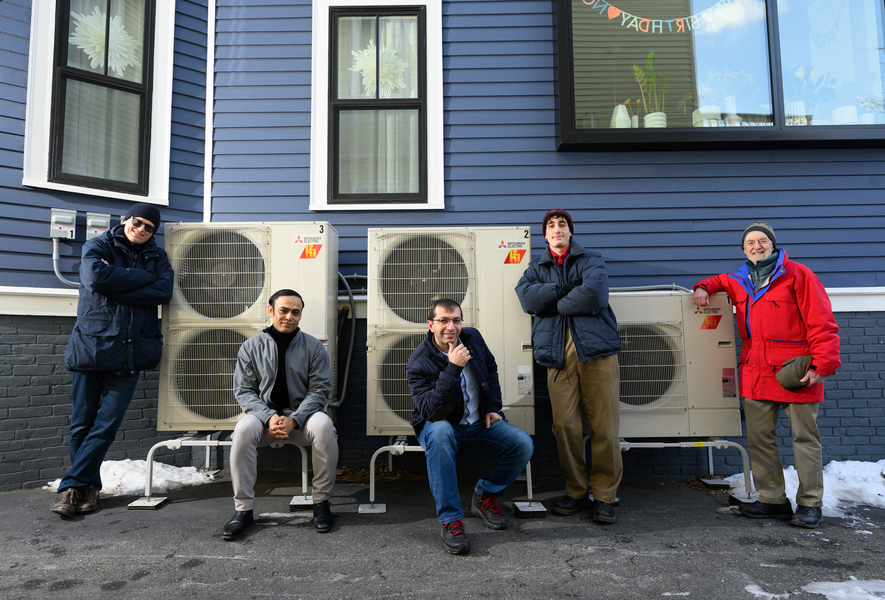 Left to right: Audun Botterud, Saurabh Amin, Rahman Khorramfar, Morgan Santoni-Colvin, and Leslie Norford. Not pictured: Dharik Mallapragada.