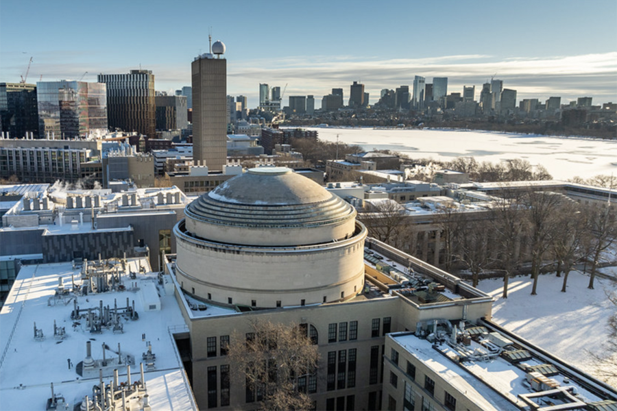 a photo off the MIT dome